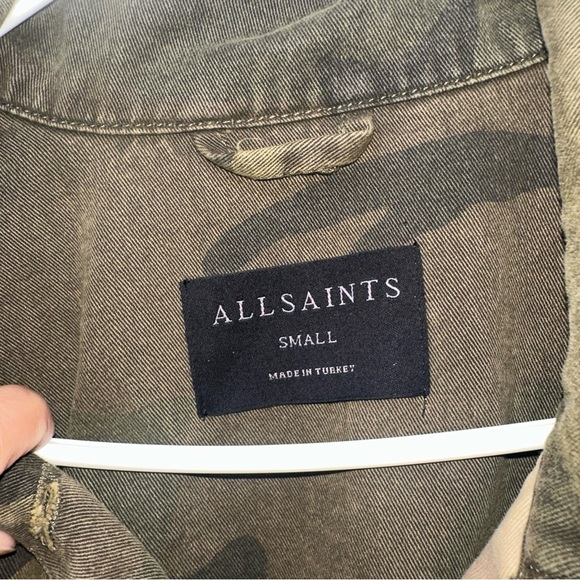 ALL SAINTS Camouflage Jacket Women's Small - Picture 3 of 15